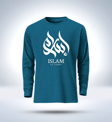 Islamic calligraphy Full Sleeve T-Shirt  for men